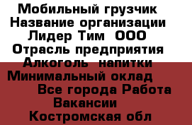 Мобильный грузчик › Название организации ­ Лидер Тим, ООО › Отрасль предприятия ­ Алкоголь, напитки › Минимальный оклад ­ 18 000 - Все города Работа » Вакансии   . Костромская обл.